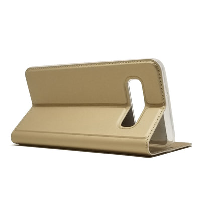 Magnetic Adsorption Leather Card Holder Case for Samsung Galaxy S10 Plus