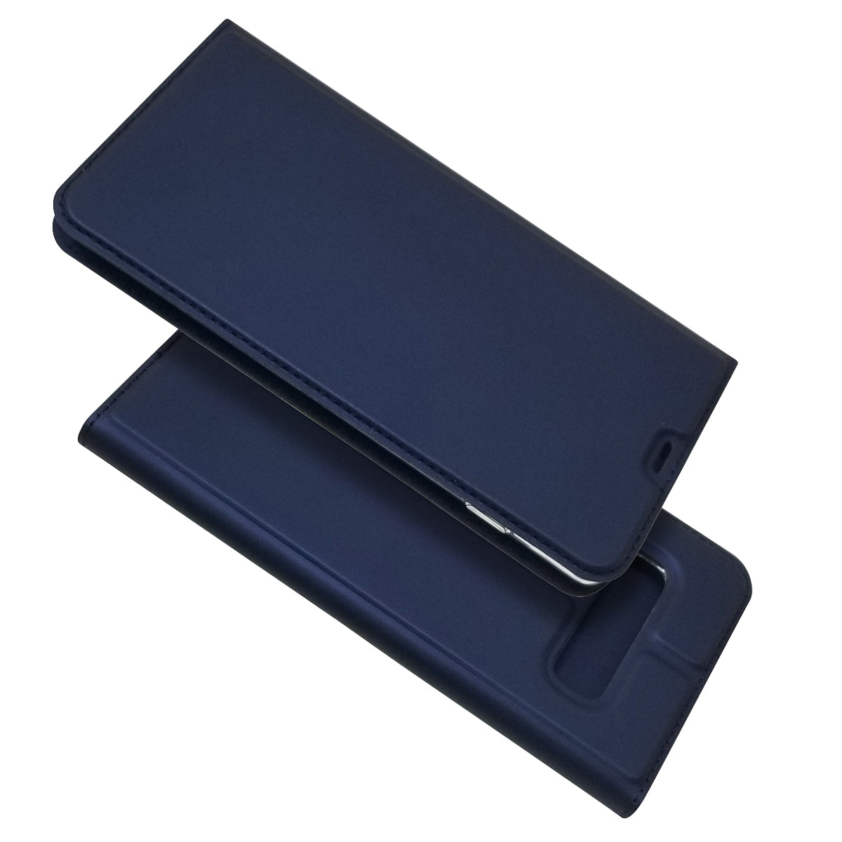 Magnetic Adsorption Leather Card Holder Case for Samsung Galaxy S10 Plus