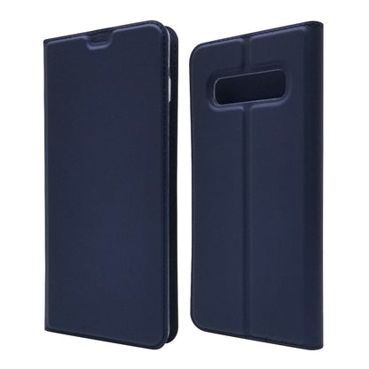Magnetic Adsorption Leather Card Holder Case for Samsung Galaxy S10 Plus