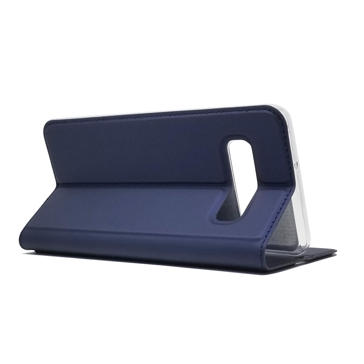 Magnetic Adsorption Leather Card Holder Case for Samsung Galaxy S10 Plus