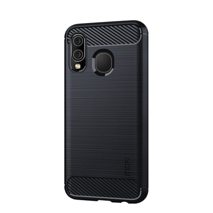 MOFI Carbon Fiber Texture Brushed TPU Case for Samsung Galaxy A40