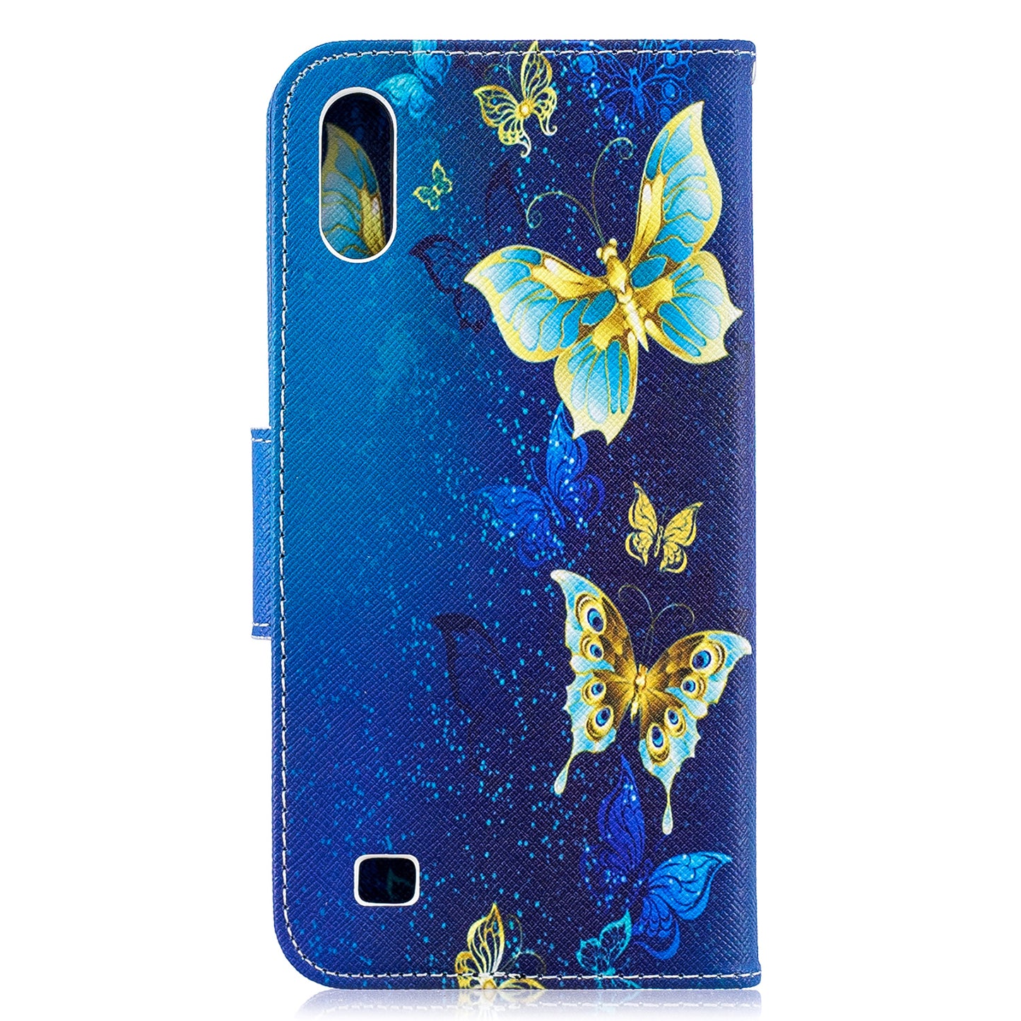 Pattern Printing PU Leather Wallet Cover Shell for Samsung Galaxy A10