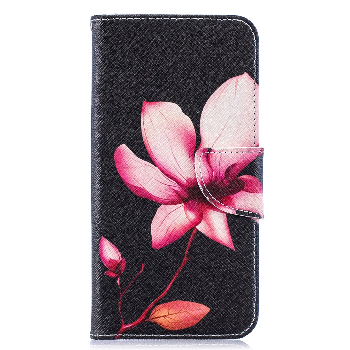 Pattern Printing PU Leather Wallet Cover Shell for Samsung Galaxy A10