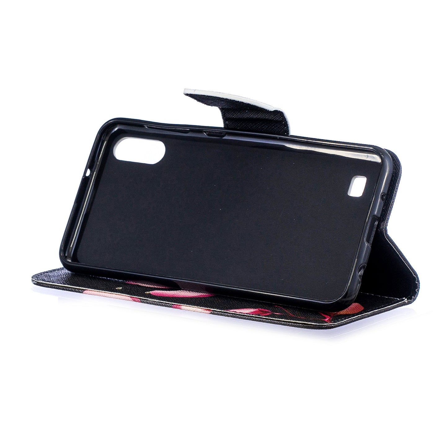 Pattern Printing PU Leather Wallet Cover Shell for Samsung Galaxy A10