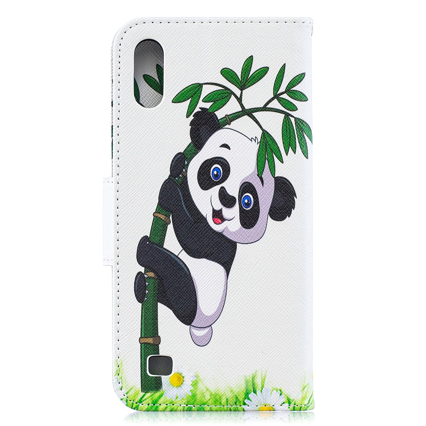 Pattern Printing PU Leather Wallet Cover Shell for Samsung Galaxy A10