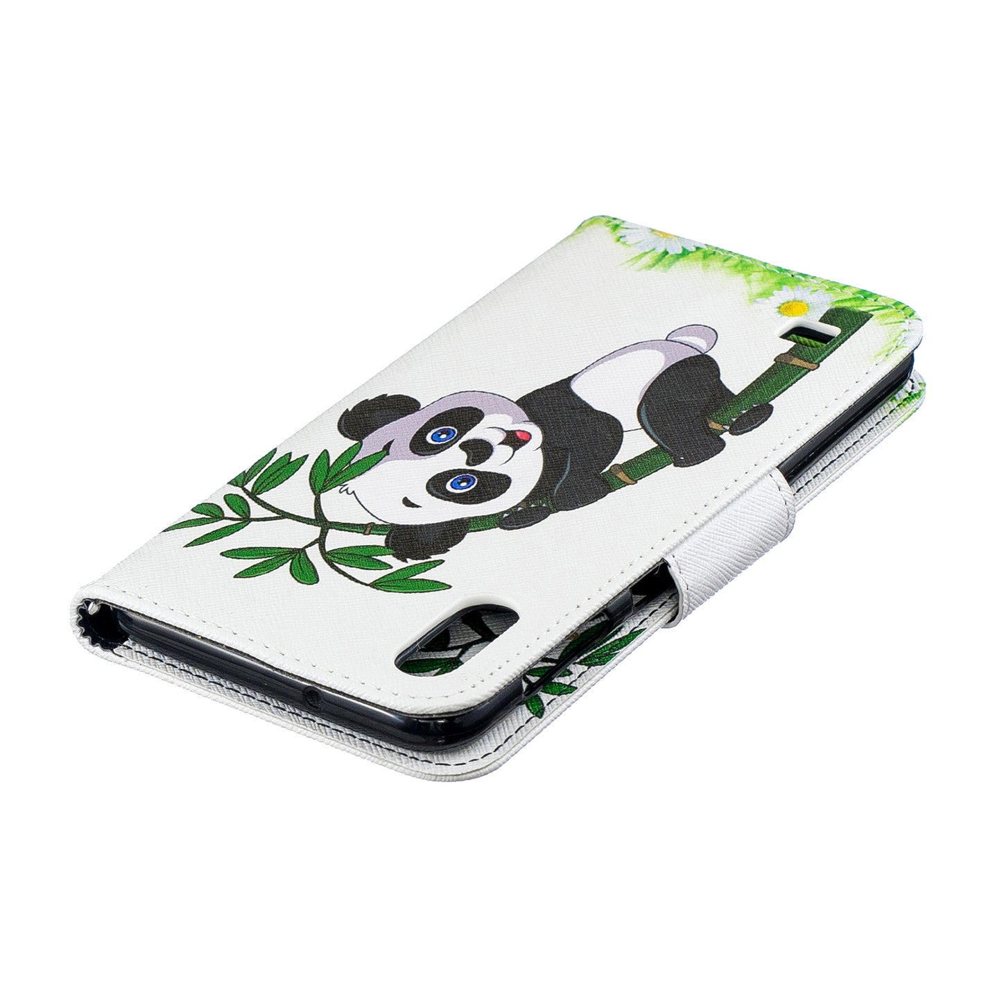 Pattern Printing PU Leather Wallet Cover Shell for Samsung Galaxy A10