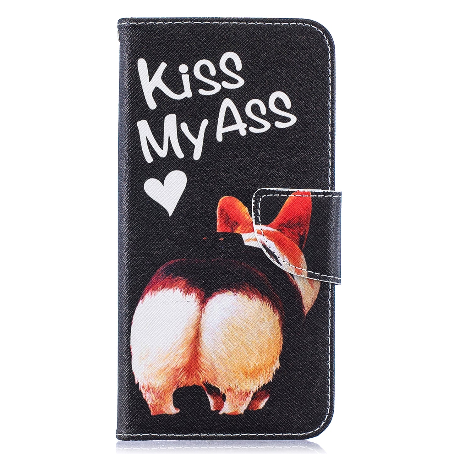 Pattern Printing PU Leather Wallet Cover Shell for Samsung Galaxy A10