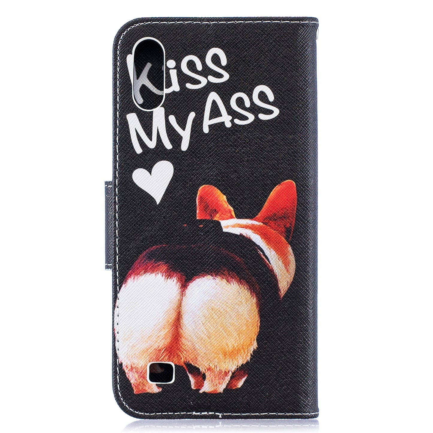 Pattern Printing PU Leather Wallet Cover Shell for Samsung Galaxy A10