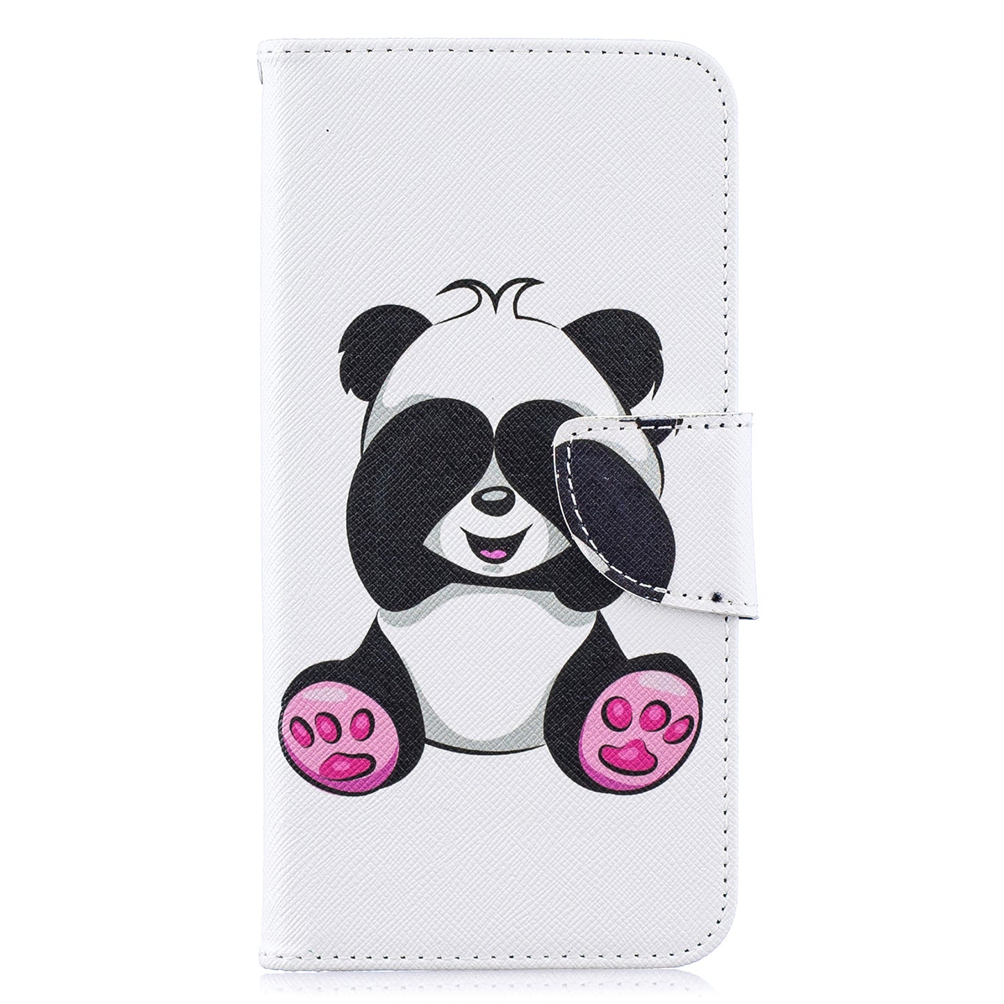 Pattern Printing PU Leather Wallet Cover Shell for Samsung Galaxy A10
