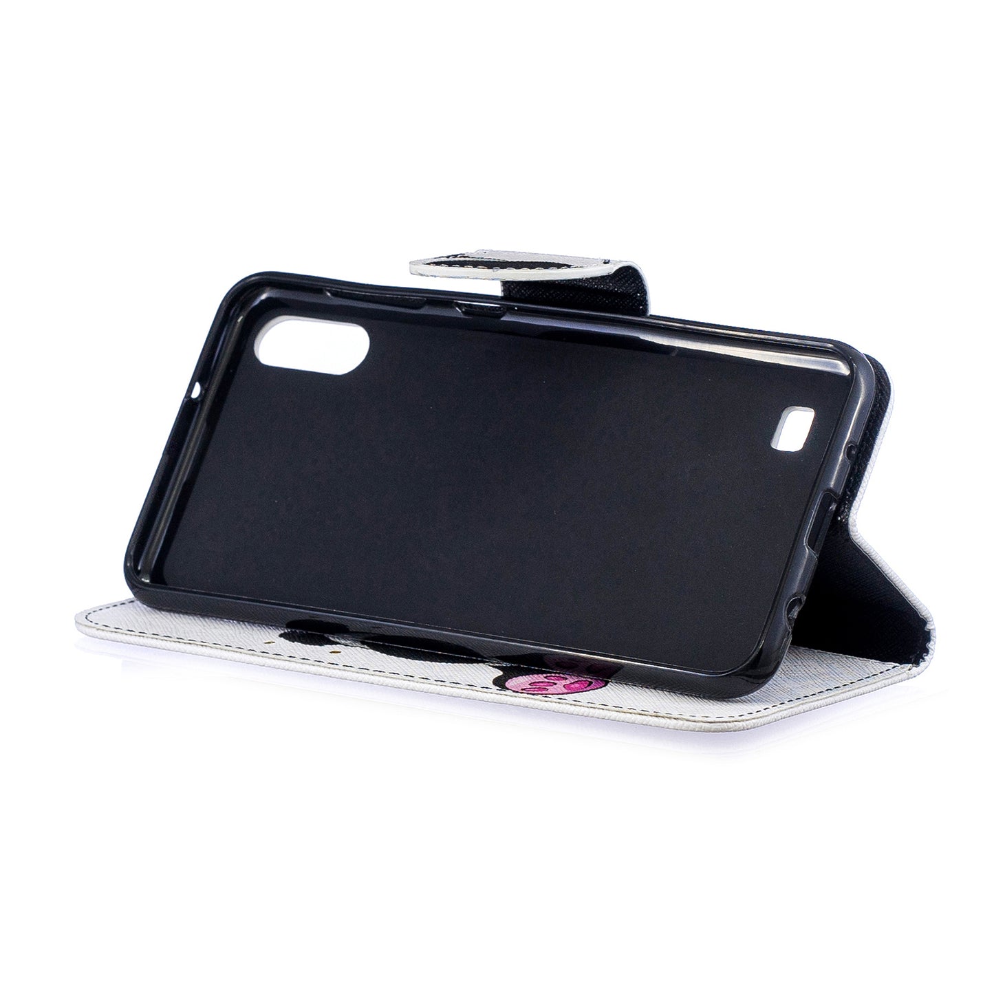 Pattern Printing PU Leather Wallet Cover Shell for Samsung Galaxy A10