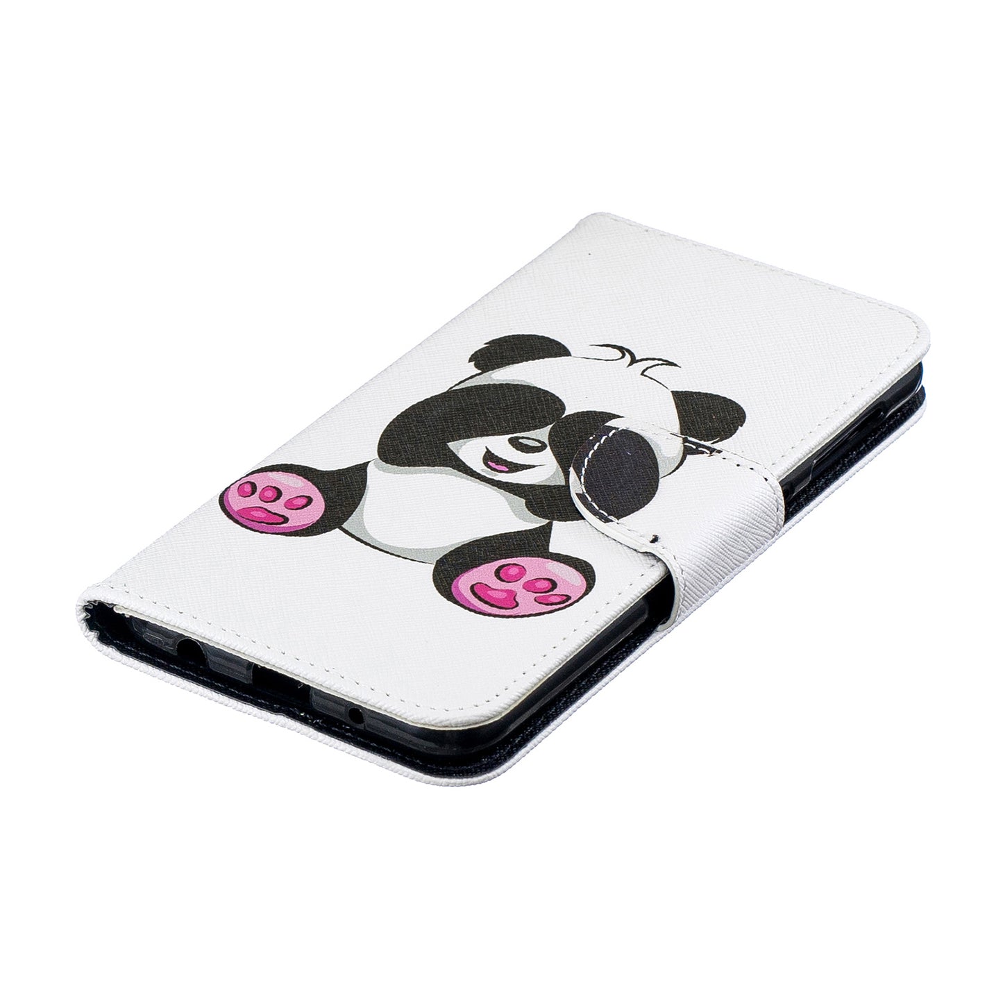 Pattern Printing PU Leather Wallet Cover Shell for Samsung Galaxy A10