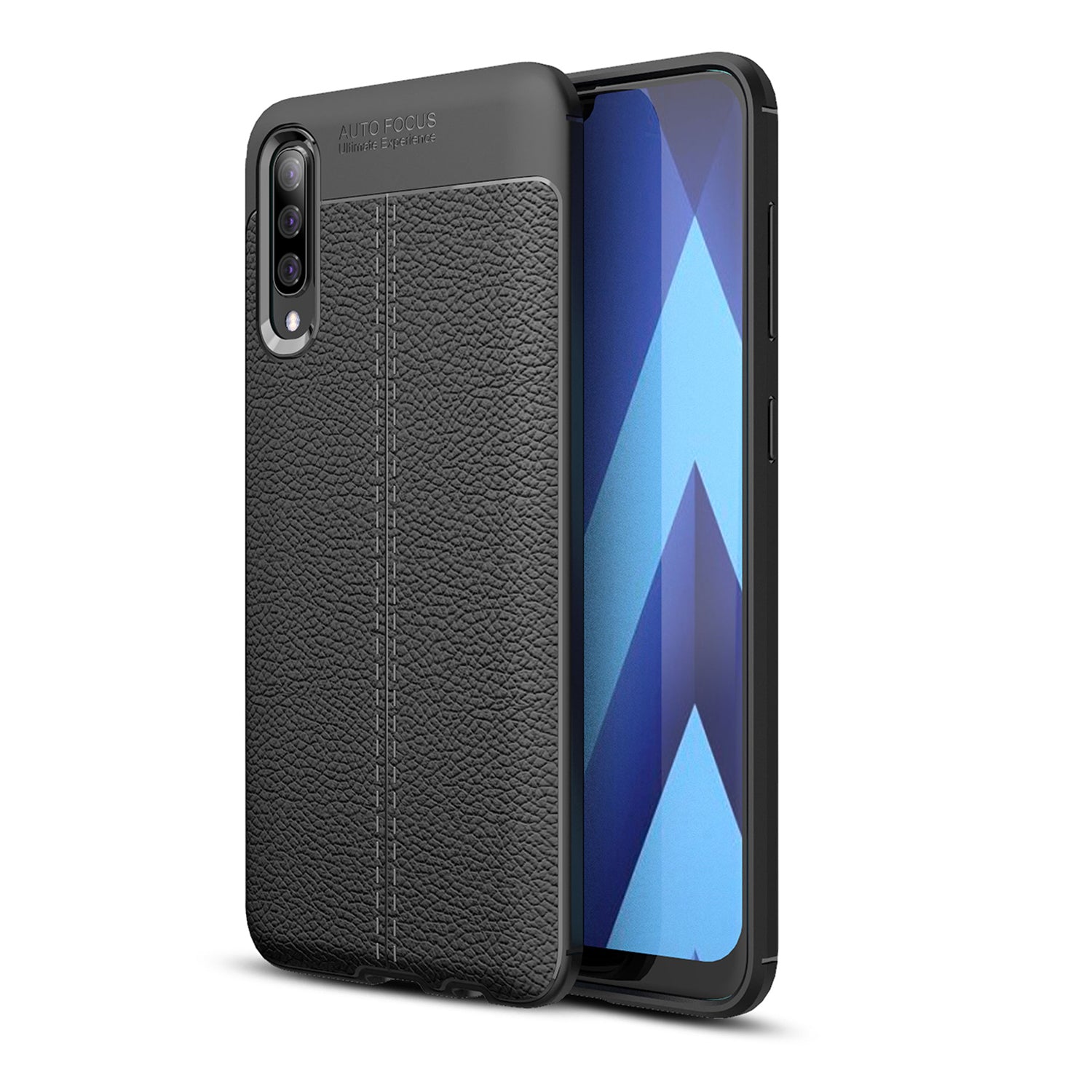Litchi Skin Soft TPU Phone Case Protective Cover for Samsung Galaxy A50/A50s/A30s 