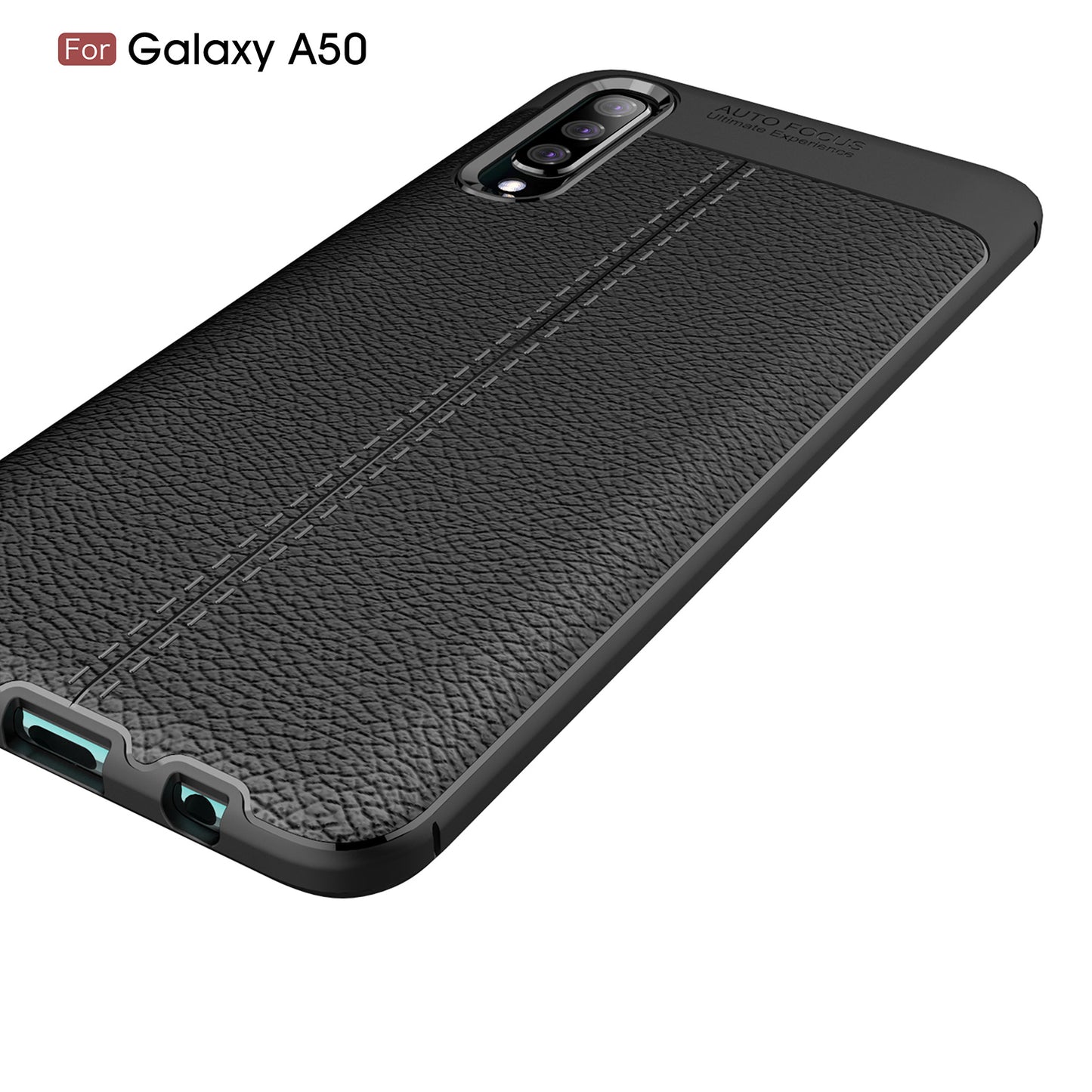 Litchi Skin Soft TPU Phone Case Protective Cover for Samsung Galaxy A50/A50s/A30s