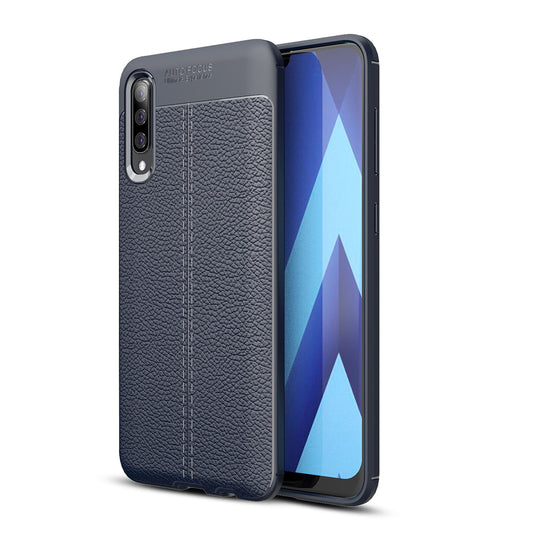 Litchi Skin Soft TPU Phone Case Protective Cover for Samsung Galaxy A50/A50s/A30s 