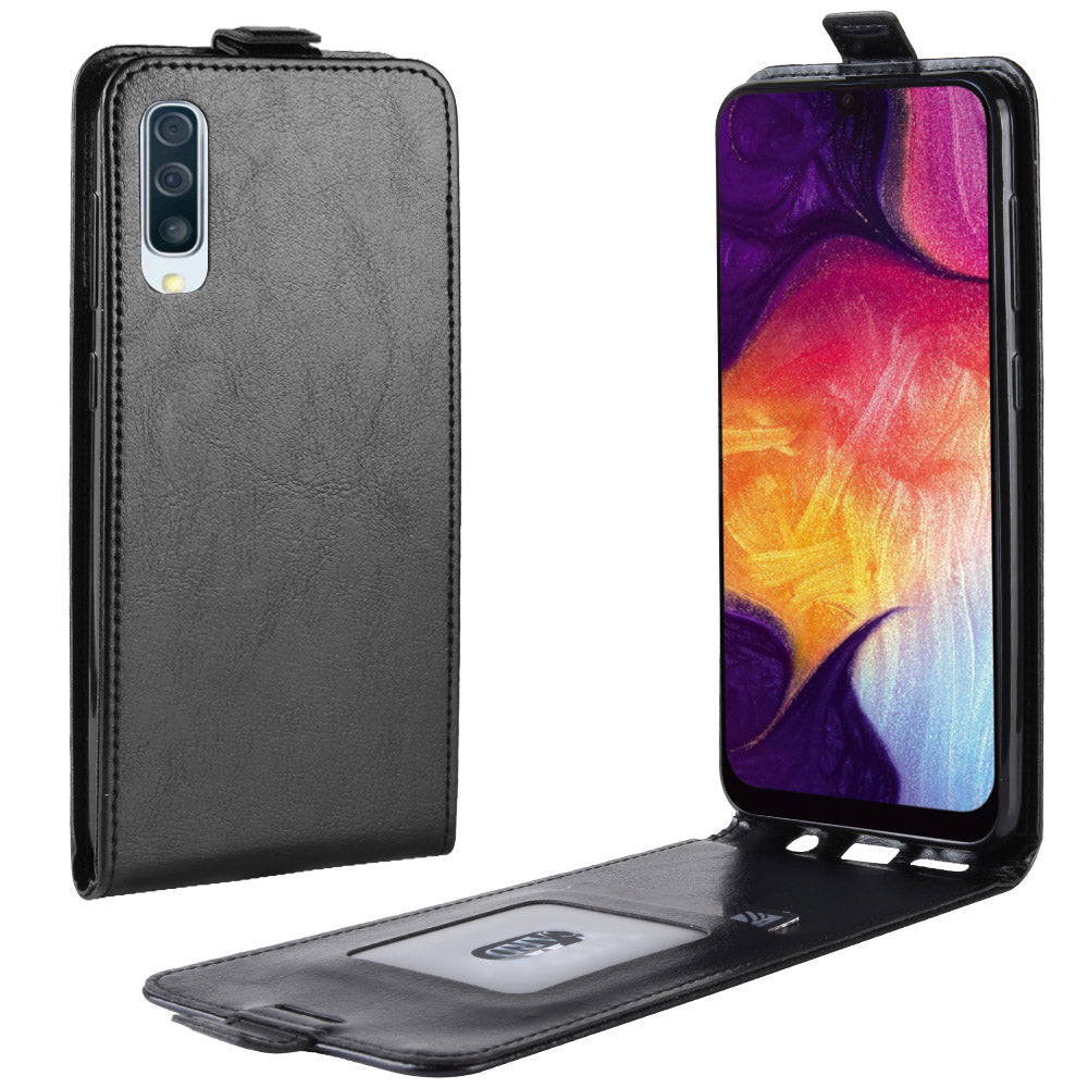 Crazy Horse [Vertical Flip] Leather Mobile Cover for Samsung Galaxy A50 / A50s / A30s