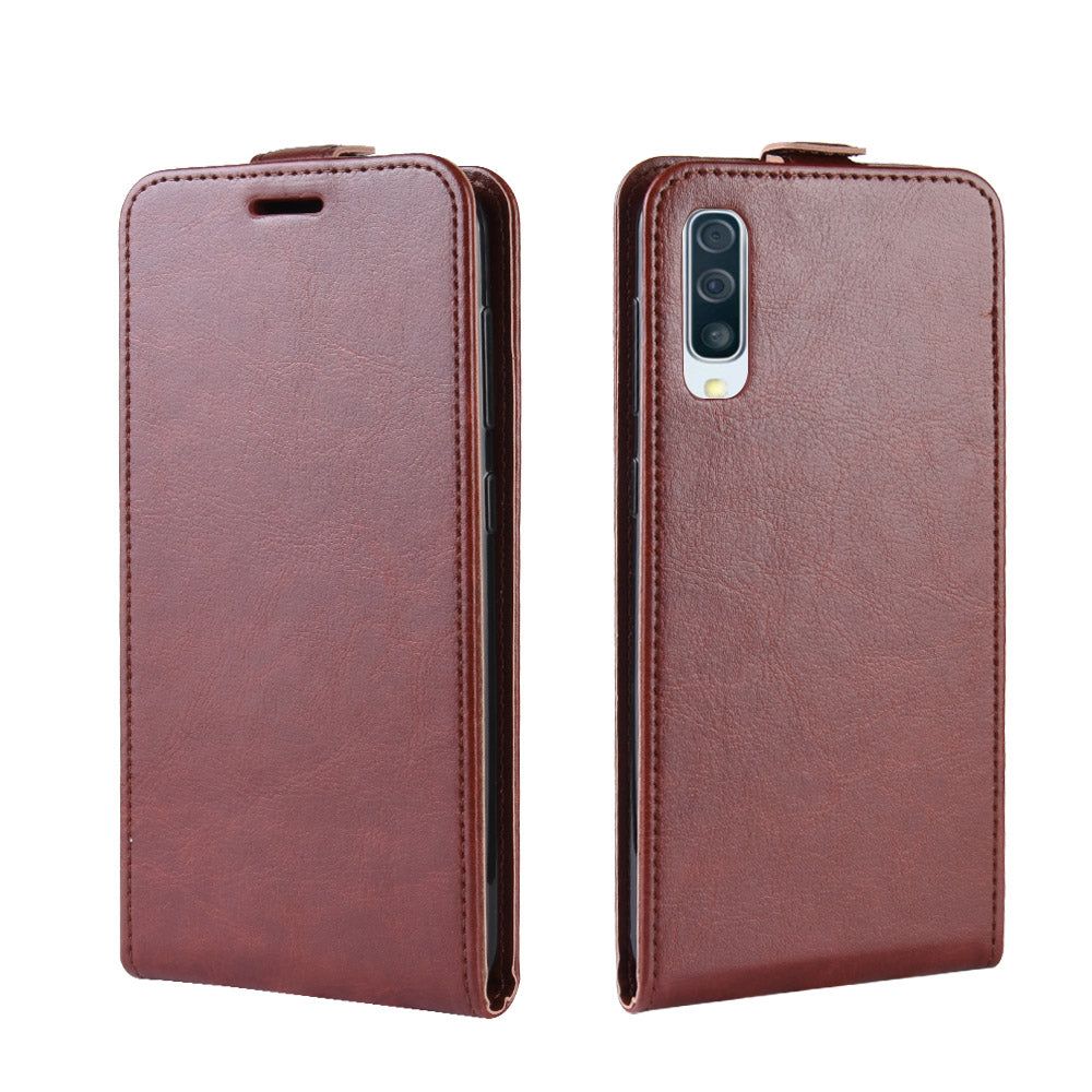 Crazy Horse [Vertical Flip] Leather Mobile Cover for Samsung Galaxy A50 / A50s / A30s