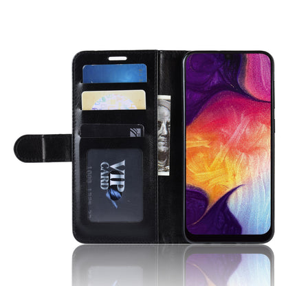 Crazy Horse Texture Magnetic Stand Leather Phone Shell for Samsung Galaxy A50 / A50s / A30s