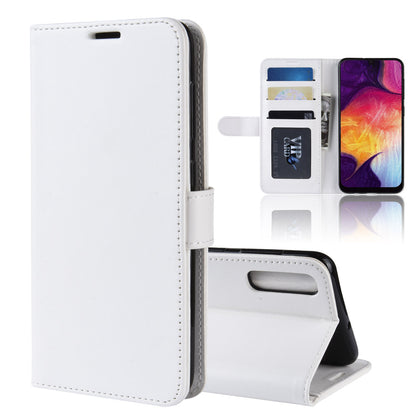 Crazy Horse Texture Magnetic Stand Leather Phone Shell for Samsung Galaxy A50 / A50s / A30s