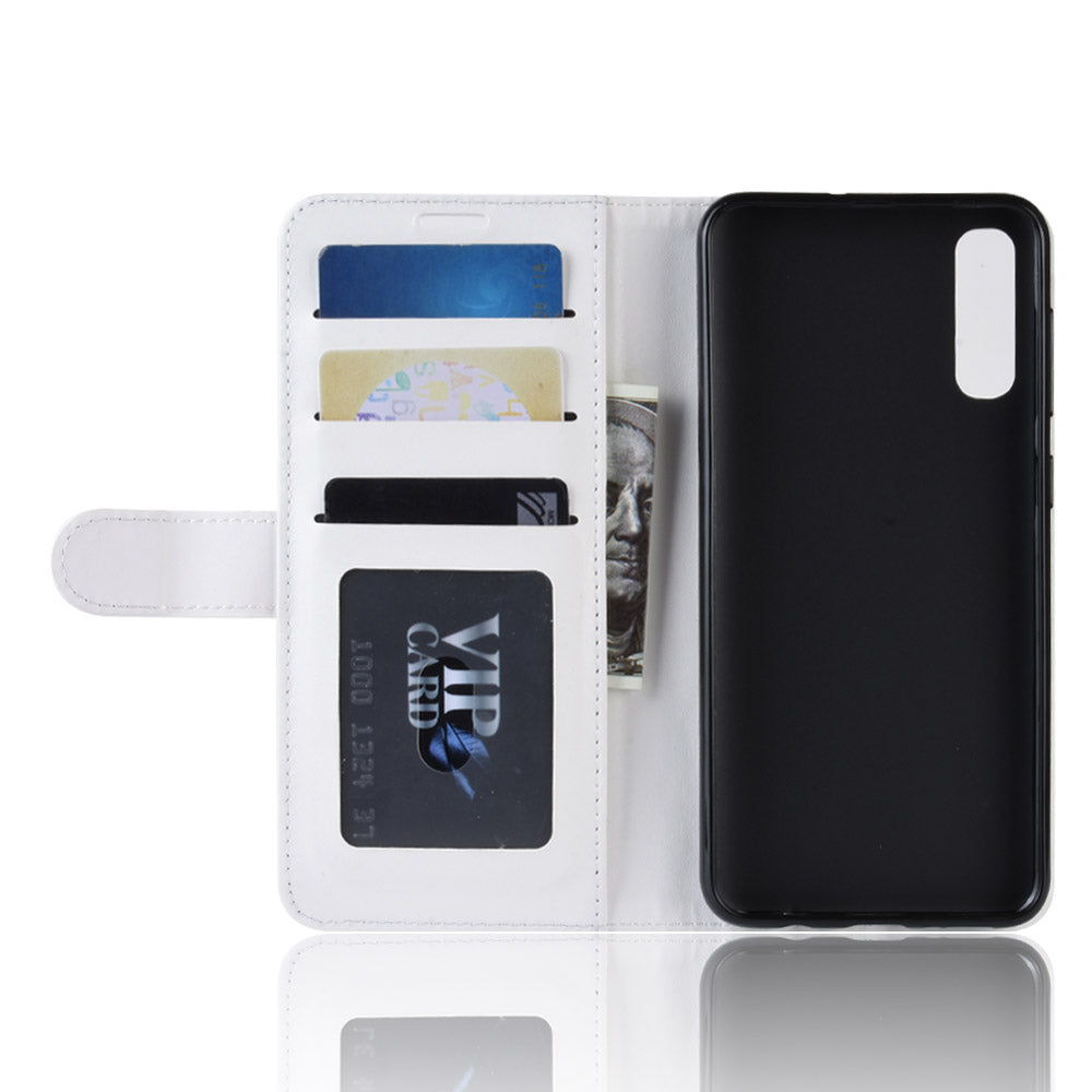 Crazy Horse Texture Magnetic Stand Leather Phone Shell for Samsung Galaxy A50 / A50s / A30s