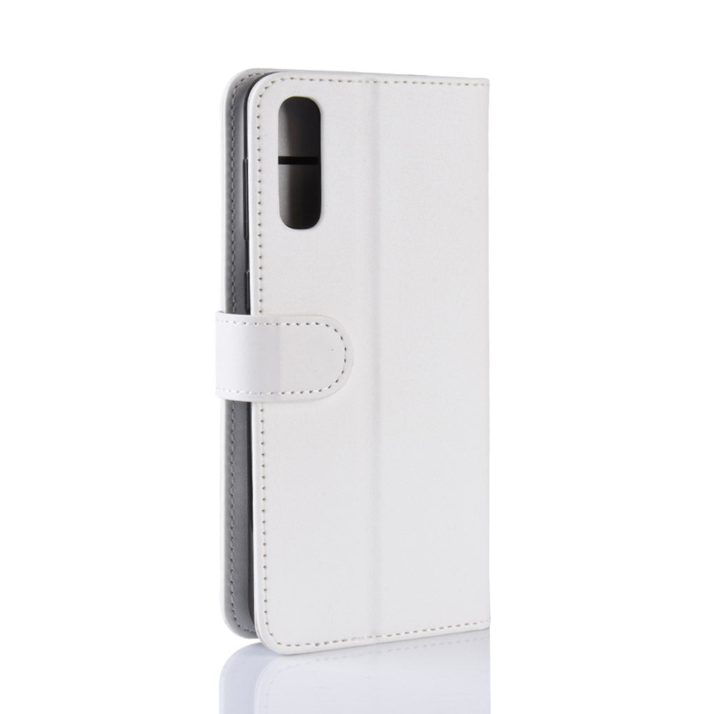 Crazy Horse Texture Magnetic Stand Leather Phone Shell for Samsung Galaxy A50 / A50s / A30s