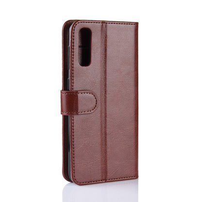 Crazy Horse Texture Magnetic Stand Leather Phone Shell for Samsung Galaxy A50 / A50s / A30s