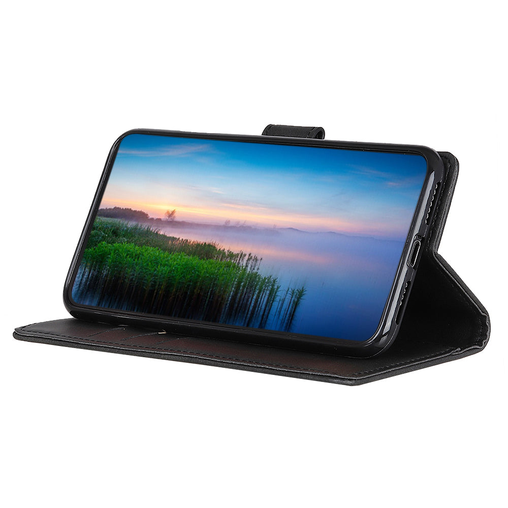 Matte PU Leather Wallet Stand Phone Case for Samsung Galaxy A70