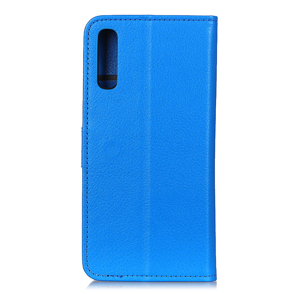 Litchi Skin Wallet Leather Stand Case for Samsung Galaxy A70