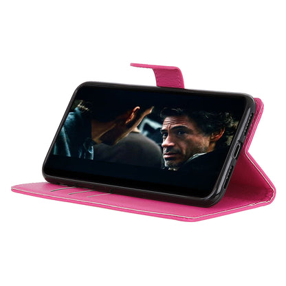 Litchi Skin Wallet Leather Stand Case for Samsung Galaxy A70