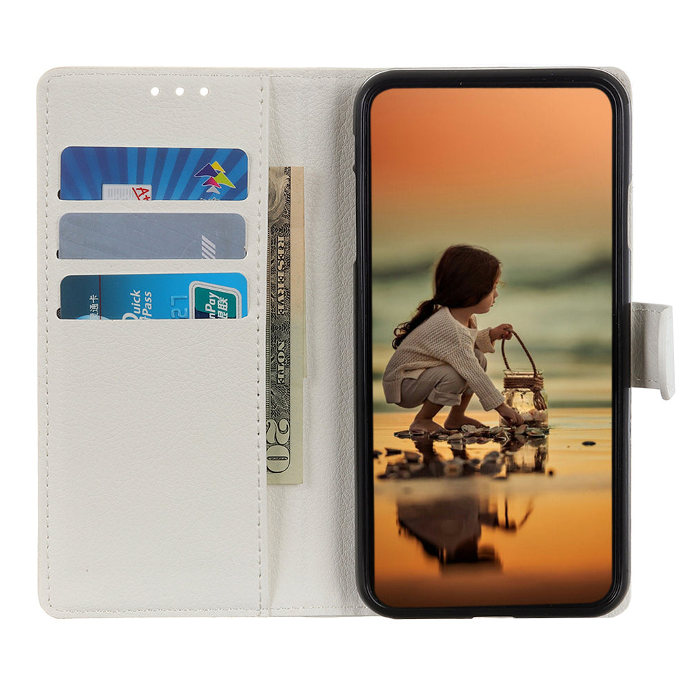 Litchi Skin Wallet Leather Stand Case for Samsung Galaxy A70