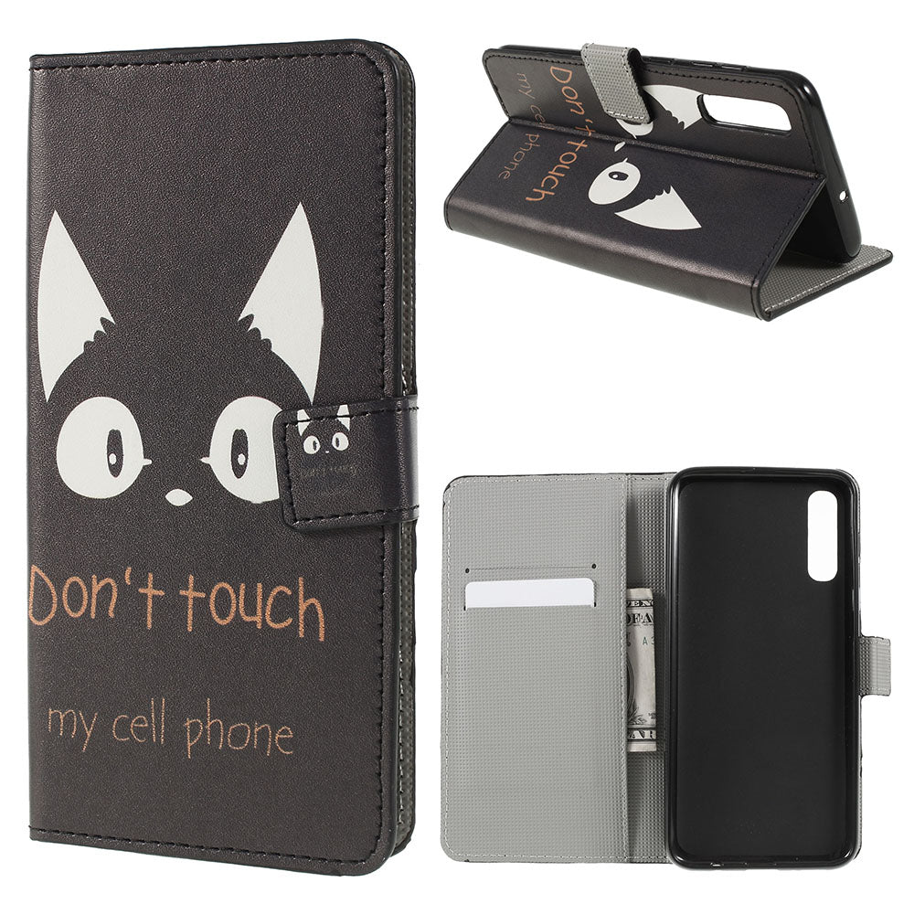 Pattern Printing PU Leather Magnetic Stand Case for Samsung Galaxy A50 / A50s / A30s