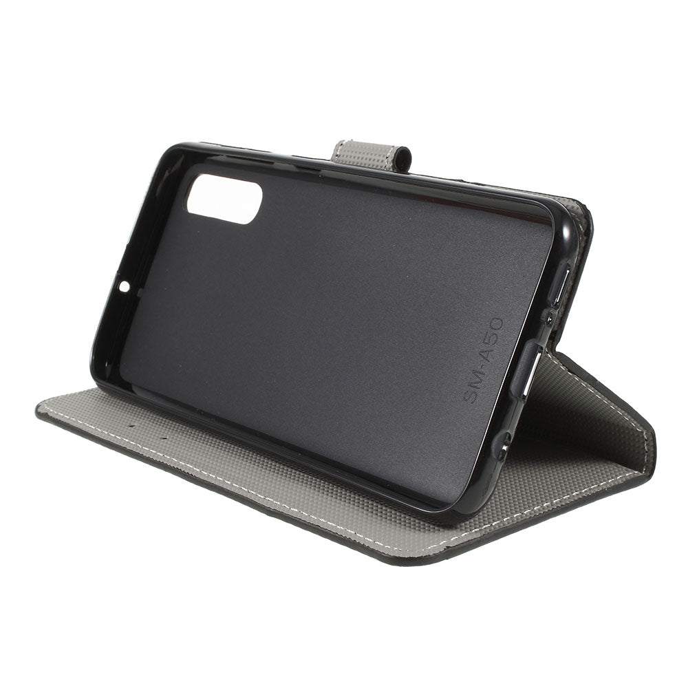 Pattern Printing PU Leather Magnetic Stand Case for Samsung Galaxy A50 / A50s / A30s