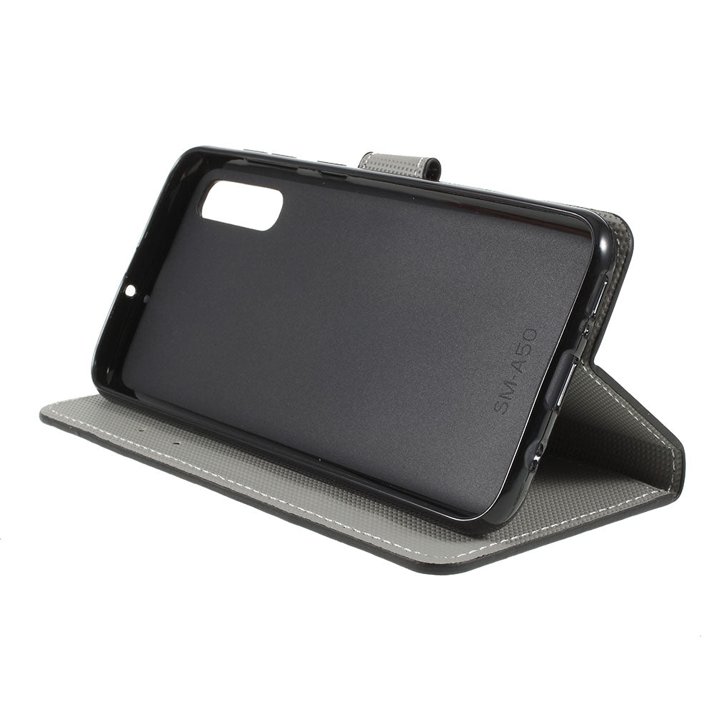 Pattern Printing PU Leather Magnetic Stand Case for Samsung Galaxy A50 / A50s / A30s