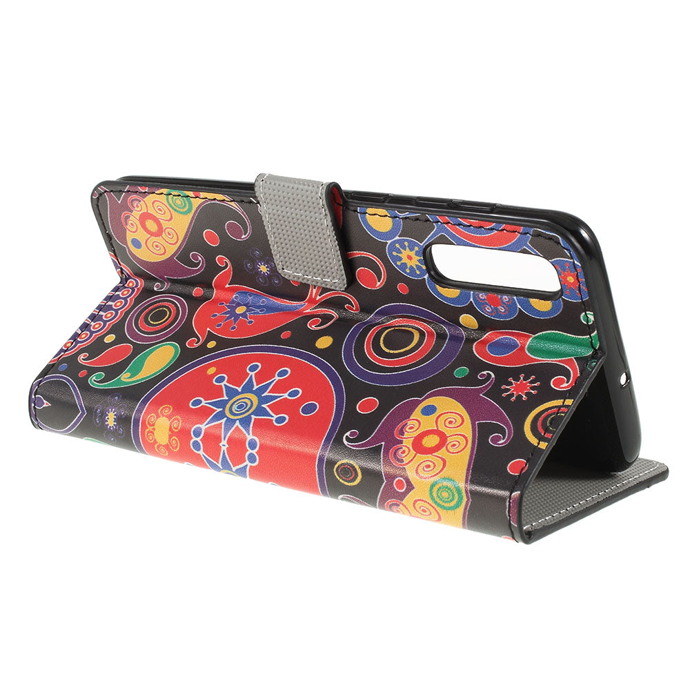 Pattern Printing PU Leather Magnetic Stand Case for Samsung Galaxy A50 / A50s / A30s
