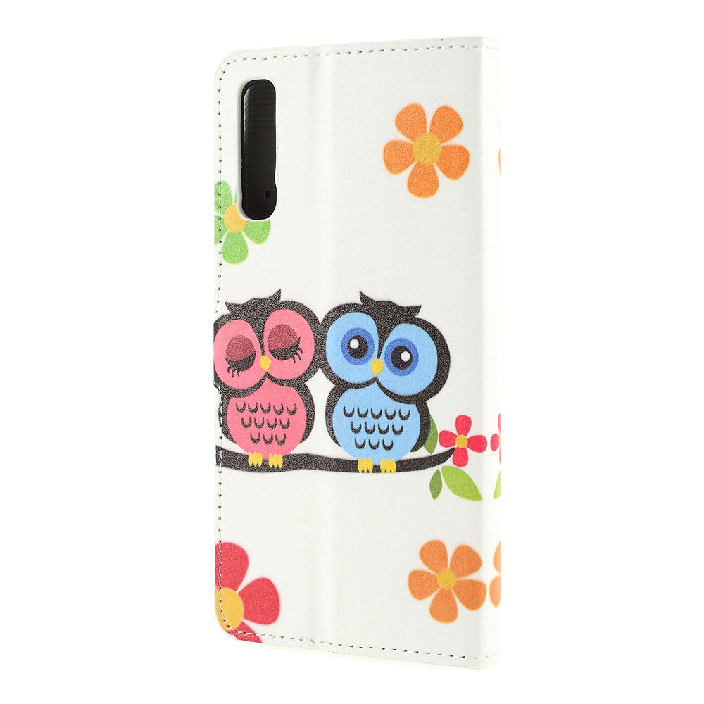 Pattern Printing PU Leather Magnetic Stand Case for Samsung Galaxy A50 / A50s / A30s