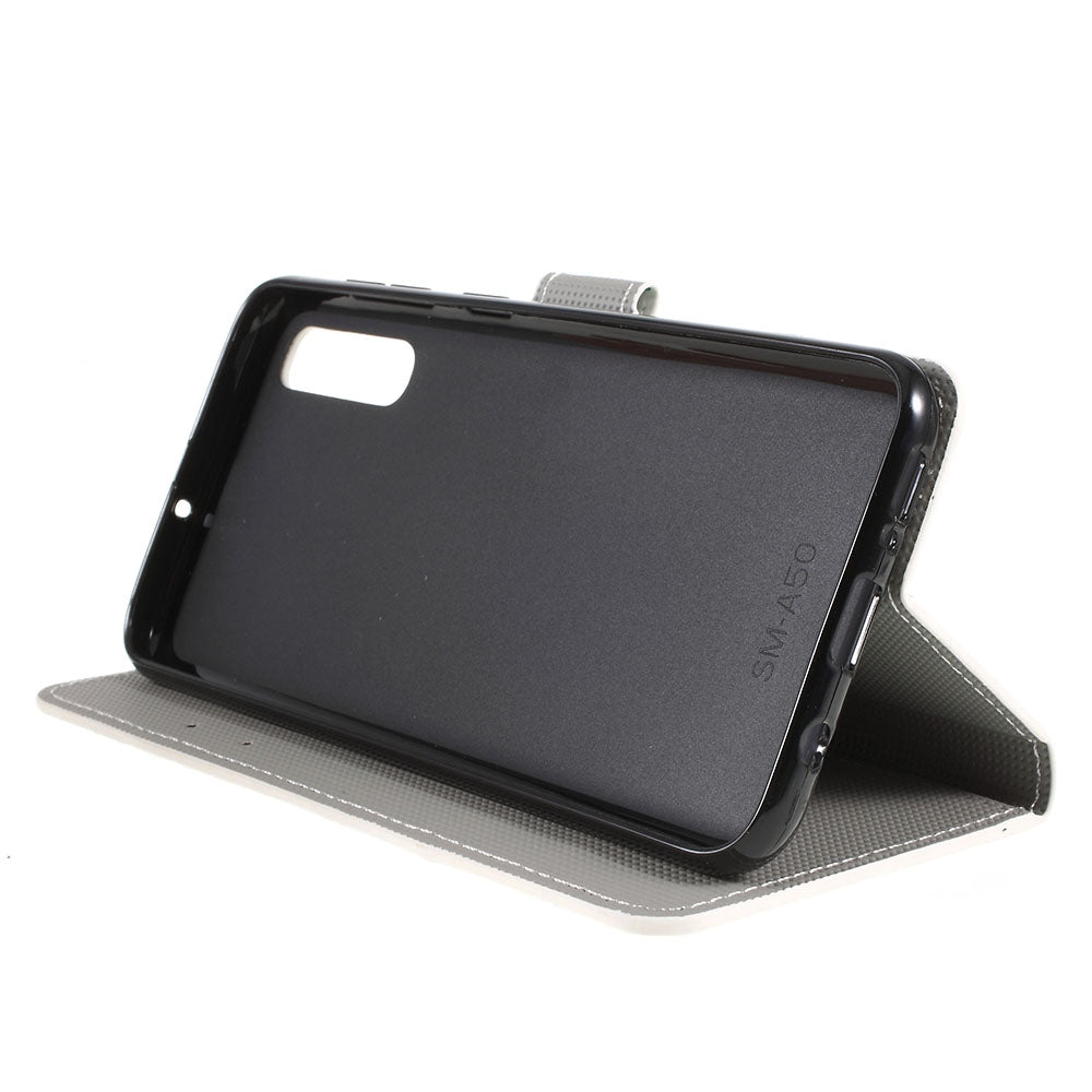 Pattern Printing PU Leather Magnetic Stand Case for Samsung Galaxy A50 / A50s / A30s