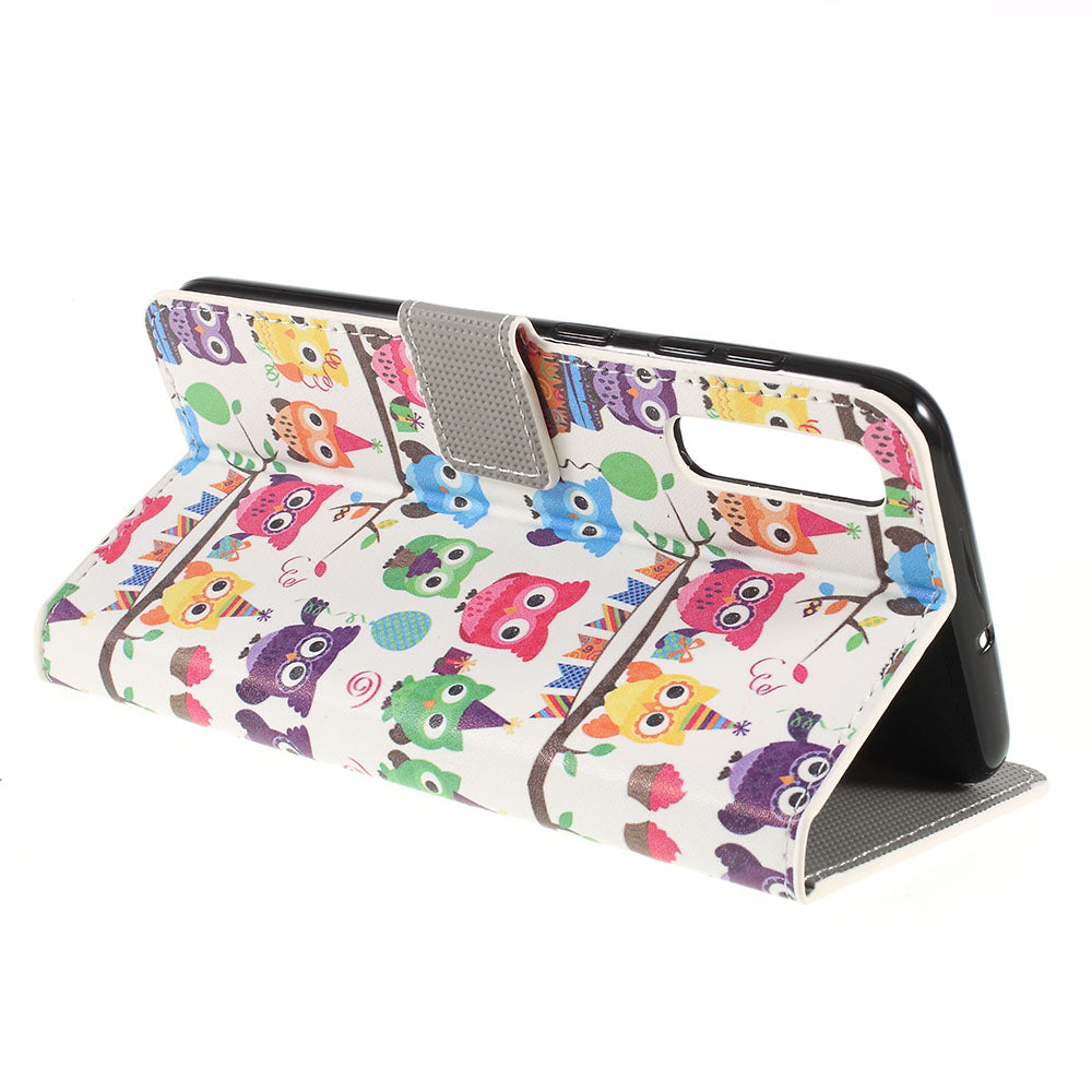 Pattern Printing PU Leather Magnetic Stand Case for Samsung Galaxy A50 / A50s / A30s