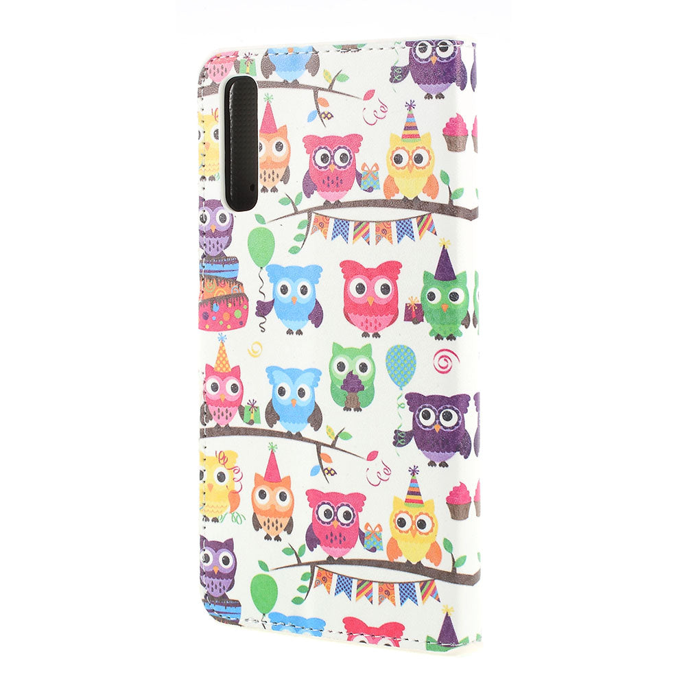 Pattern Printing PU Leather Magnetic Stand Case for Samsung Galaxy A50 / A50s / A30s