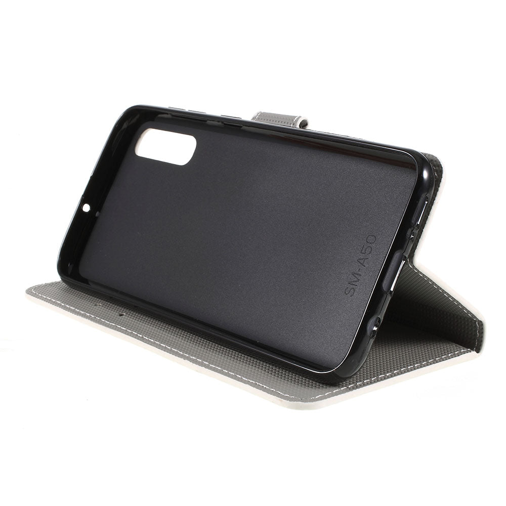 Pattern Printing PU Leather Magnetic Stand Case for Samsung Galaxy A50 / A50s / A30s