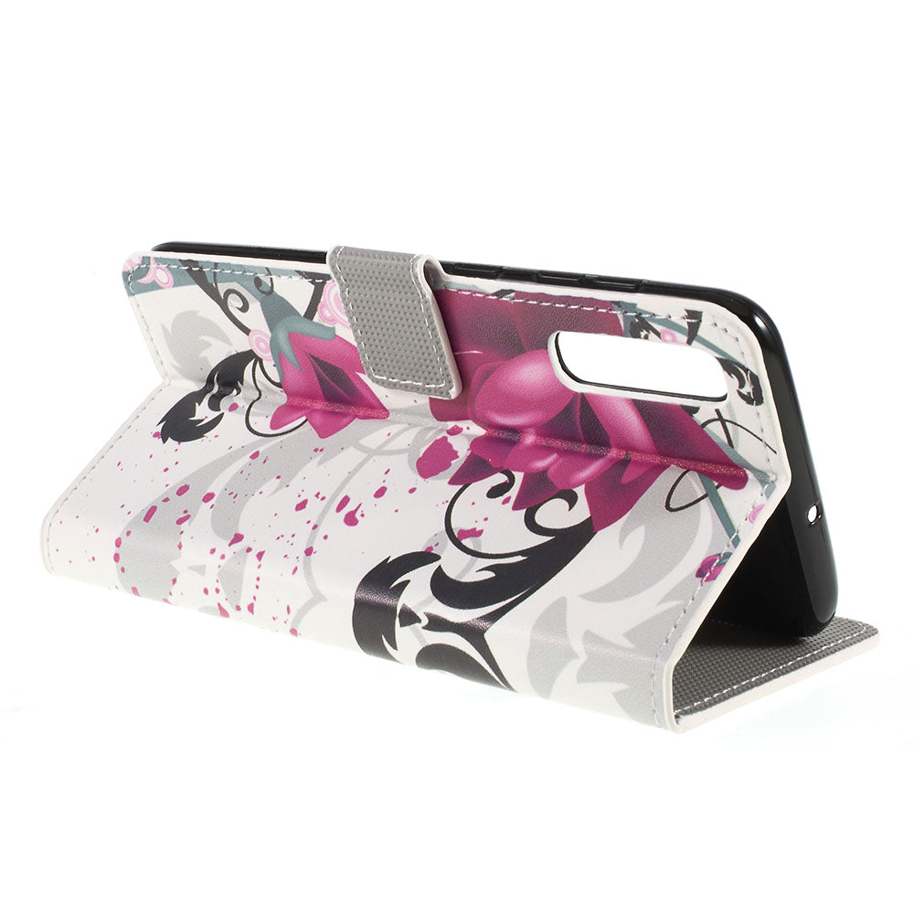 Pattern Printing PU Leather Magnetic Stand Case for Samsung Galaxy A50 / A50s / A30s