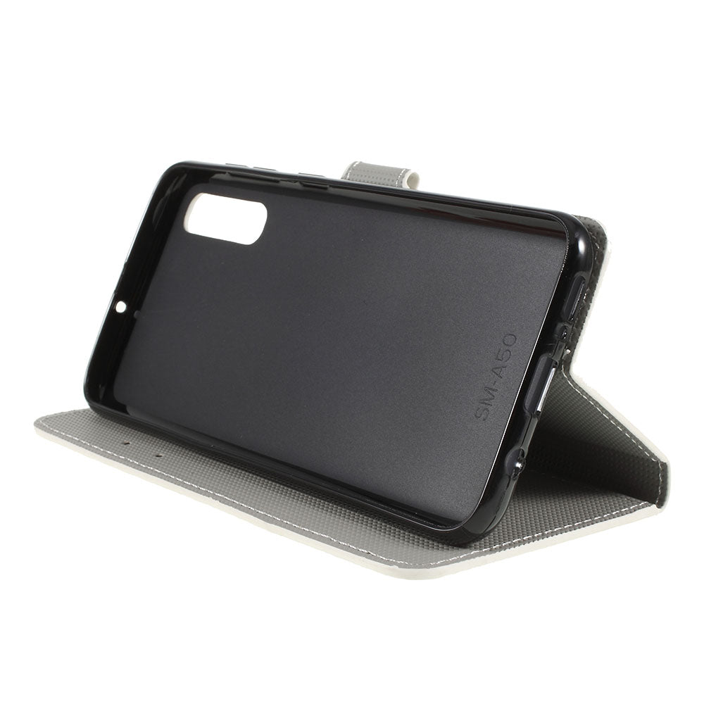 Pattern Printing PU Leather Magnetic Stand Case for Samsung Galaxy A50 / A50s / A30s