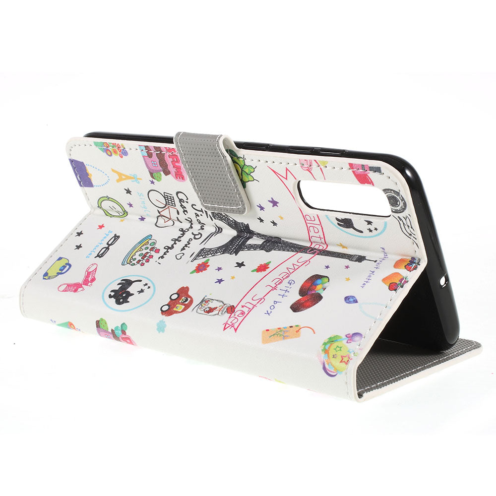 Pattern Printing PU Leather Magnetic Stand Case for Samsung Galaxy A50 / A50s / A30s