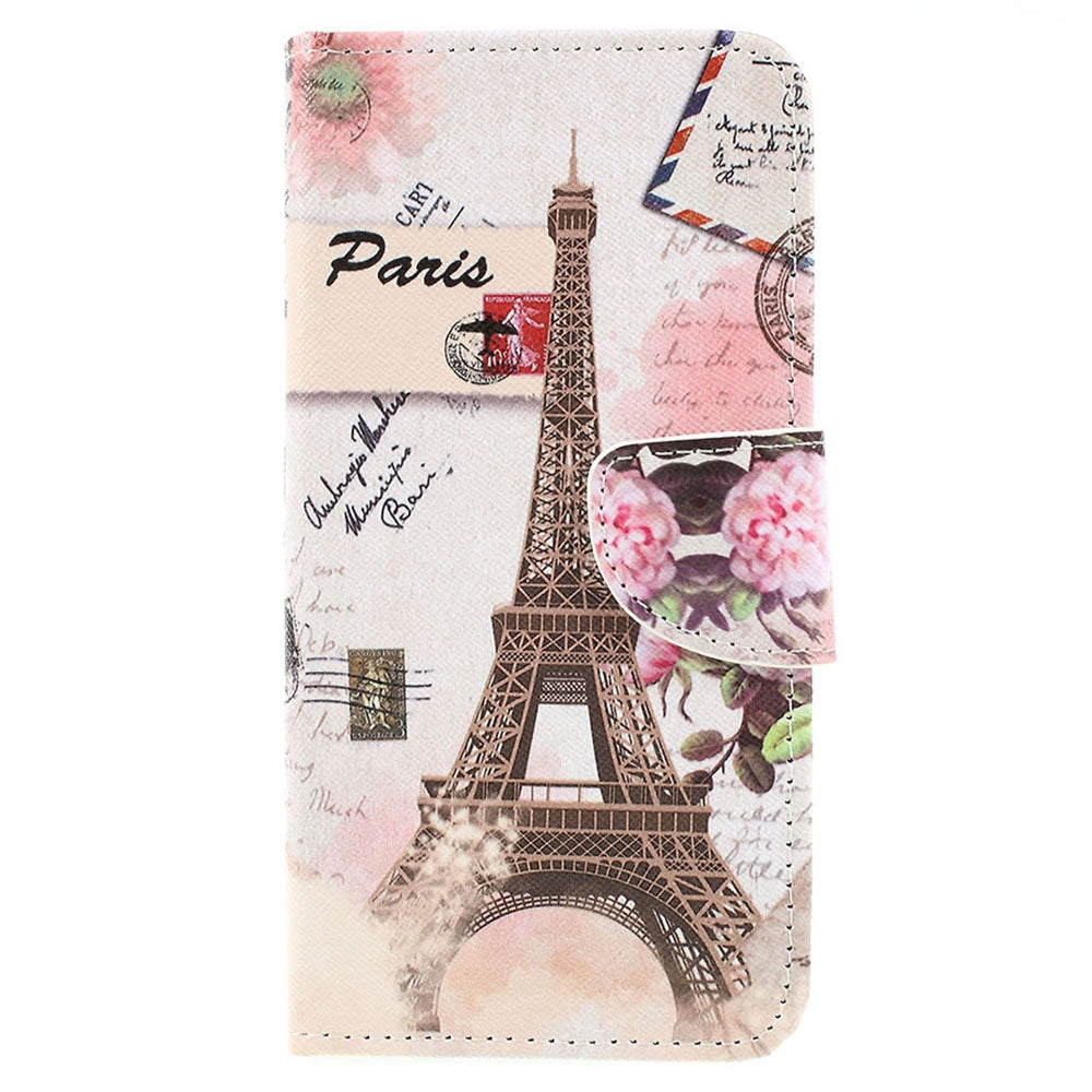 Pattern Printing Cross Texture PU Leather Wallet Flip Casing for Samsung Galaxy A50 / A50s / A30s