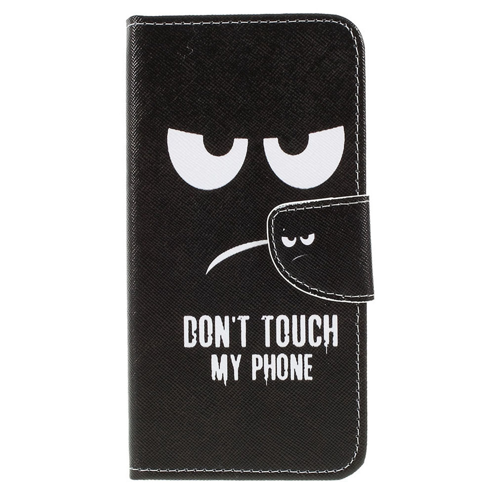 Pattern Printing Cross Texture PU Leather Wallet Flip Casing for Samsung Galaxy A50 / A50s / A30s
