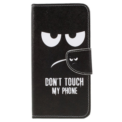 Pattern Printing Cross Texture PU Leather Wallet Flip Casing for Samsung Galaxy A50 / A50s / A30s