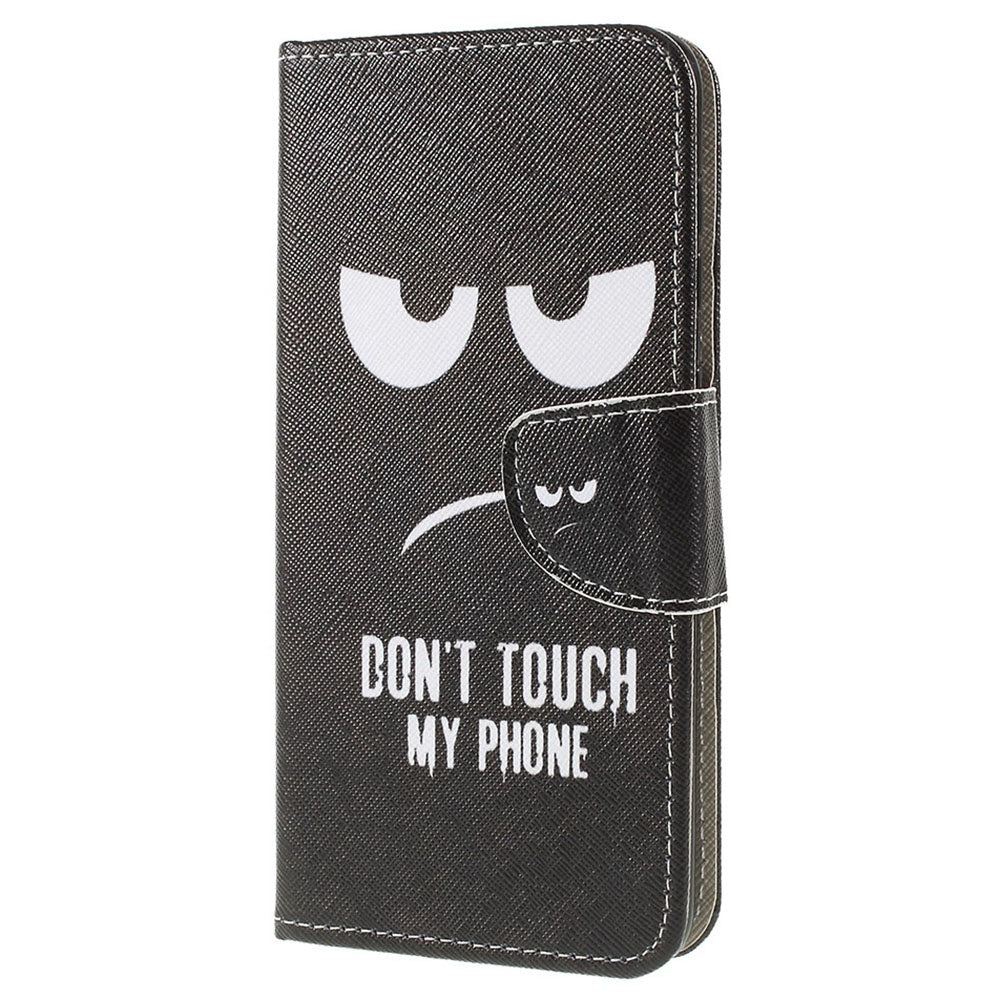 Pattern Printing Cross Texture PU Leather Wallet Flip Casing for Samsung Galaxy A50 / A50s / A30s