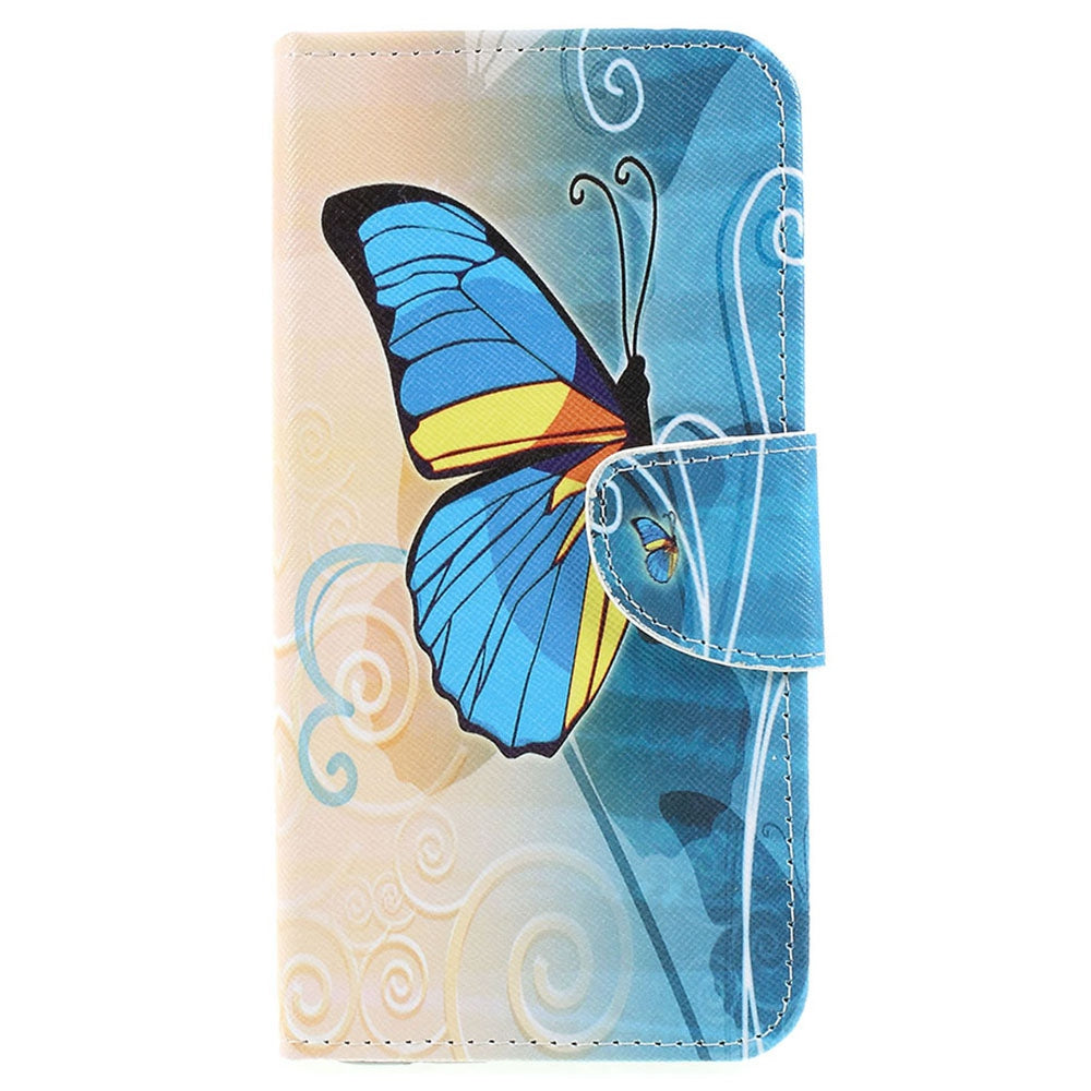 Pattern Printing Cross Texture PU Leather Wallet Flip Casing for Samsung Galaxy A50 / A50s / A30s