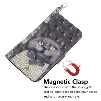 Pattern Printing Light Spot Decor Leather Wallet Case for Samsung Galaxy A50 / A50s / A30s