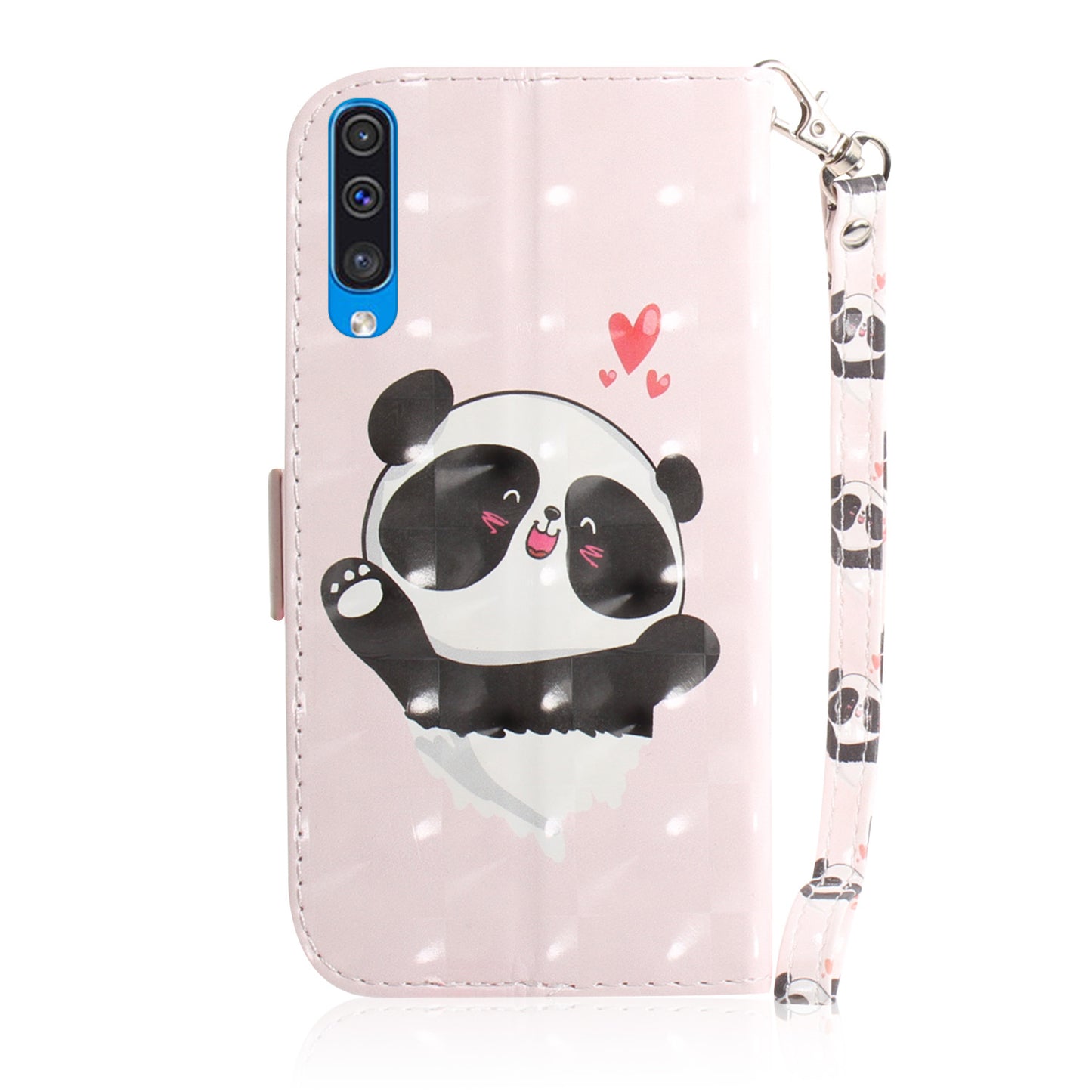 Pattern Printing Light Spot Decor Leather Wallet Case for Samsung Galaxy A50 / A50s / A30s