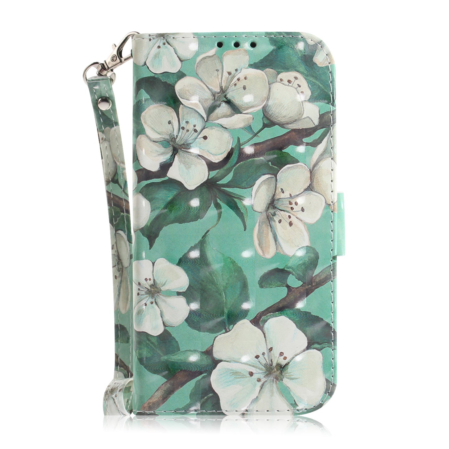 Pattern Printing Light Spot Decor Leather Wallet Case for Samsung Galaxy A50 / A50s / A30s