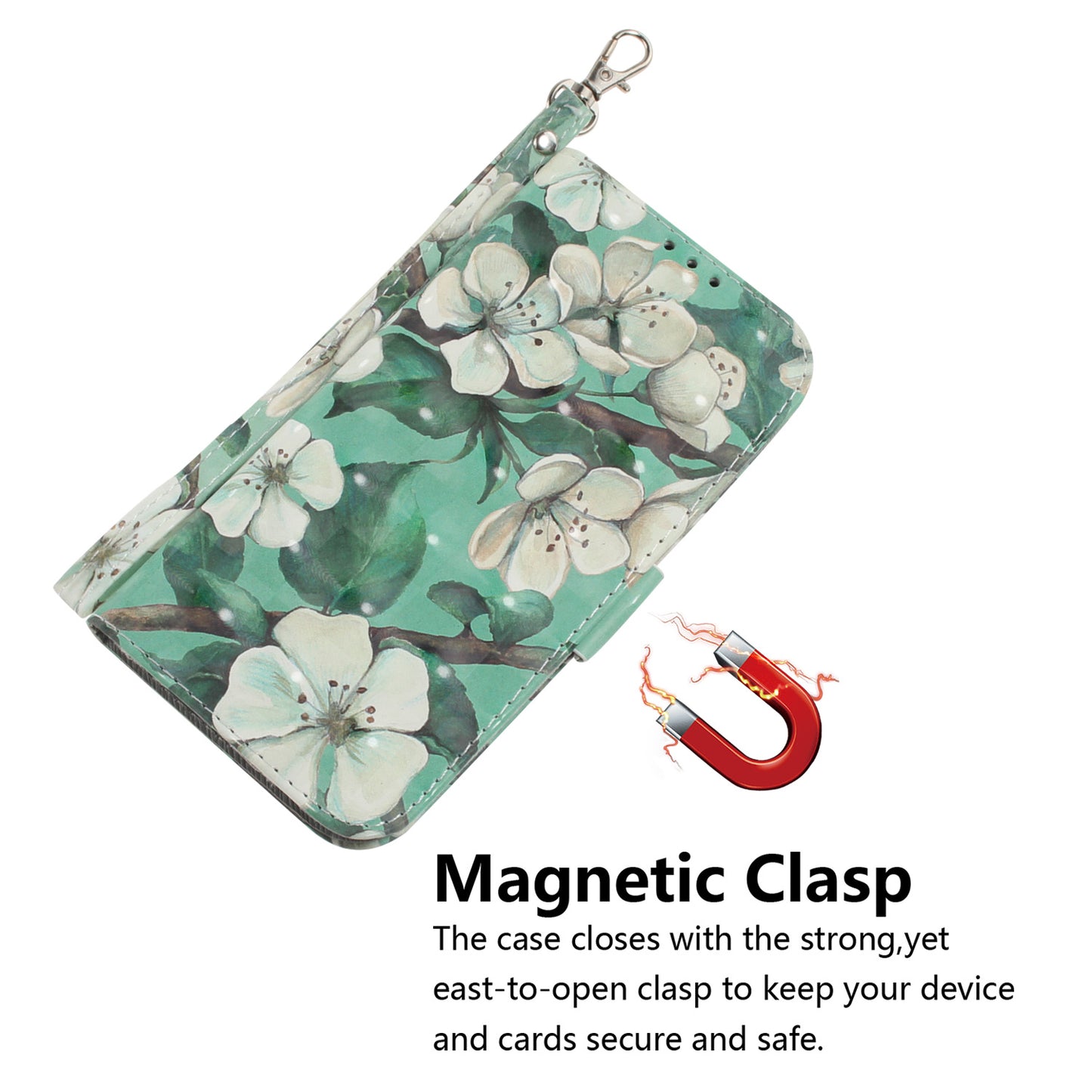 Pattern Printing Light Spot Decor Leather Wallet Case for Samsung Galaxy A50 / A50s / A30s